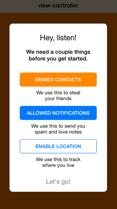permissions